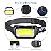 TECKEEN Outdoor Headlamp Flashlight, 3 Modes Lightweight Waterproof Head Lamp for Running and Camping