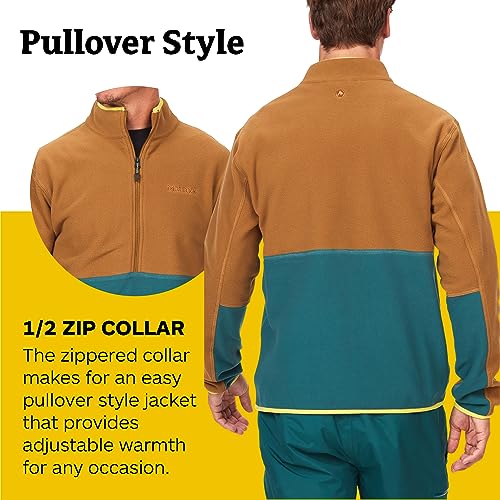 Image of MARMOT Men's Rocklin 1 /2 Zip, Lightweight Fleece Pullover Jacket