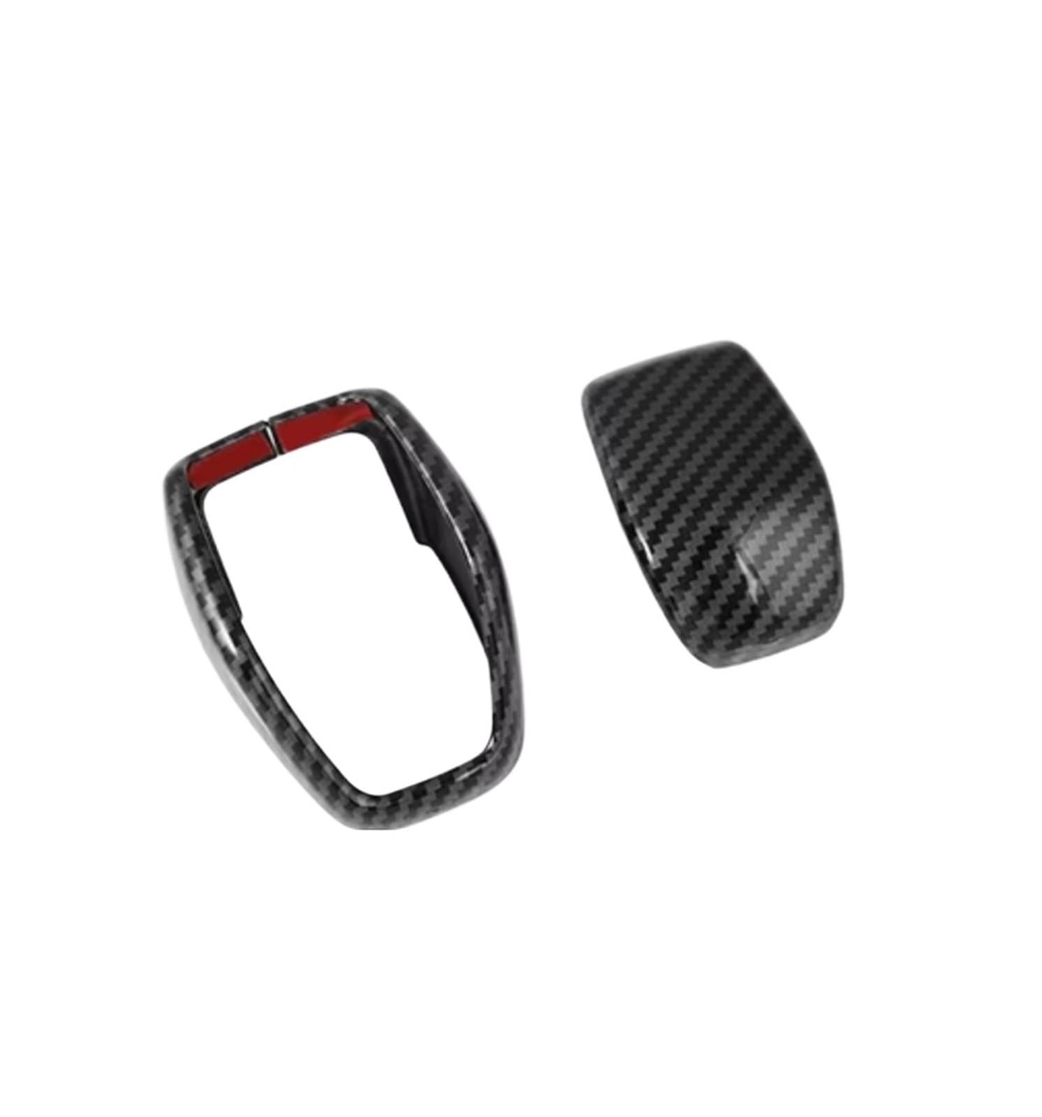 Amxaqjc Car Interior Moulding Trim for Toyota for RAV4 for XA50 for Highlander for Kluger for XU70 for Harrier for Venza for XU80 Car Gear Shift Knob Head Trim Cover(Carbon Fiber)