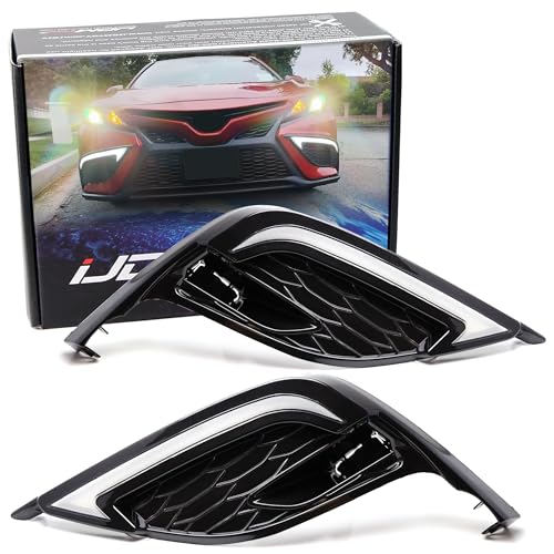 iJDMTOY Luz LED DRL con intermitente Toyota Camry 21-24 miniatura 1