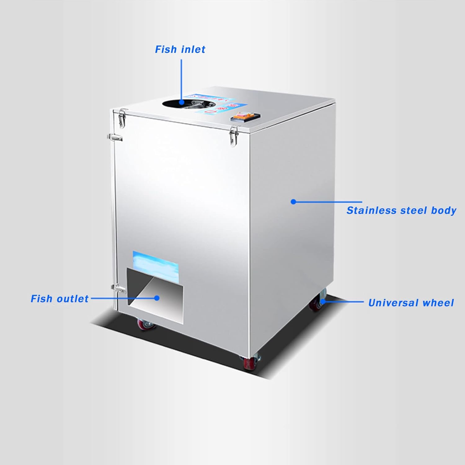 Fish-Killing Machine Fully Automatic Multi-Function Open Stomach to Fish Scales Automatic Processing Fish Machine Commercial