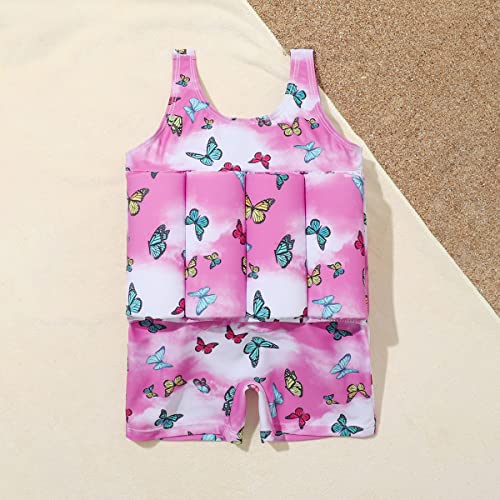 Image of Kids Boys Girls Floatation Swimsuit with Adjustable Buoyancy Baby Float Suit Swim Vest One Piece Swimwear Bathing Suit