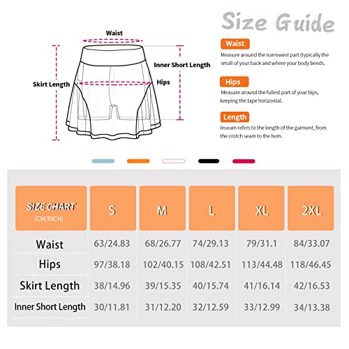 MEETYOO Women’s Athletic Skirts, Running Skorts Tennis Skort with Pocket for Golf Sports Workout - Image 7