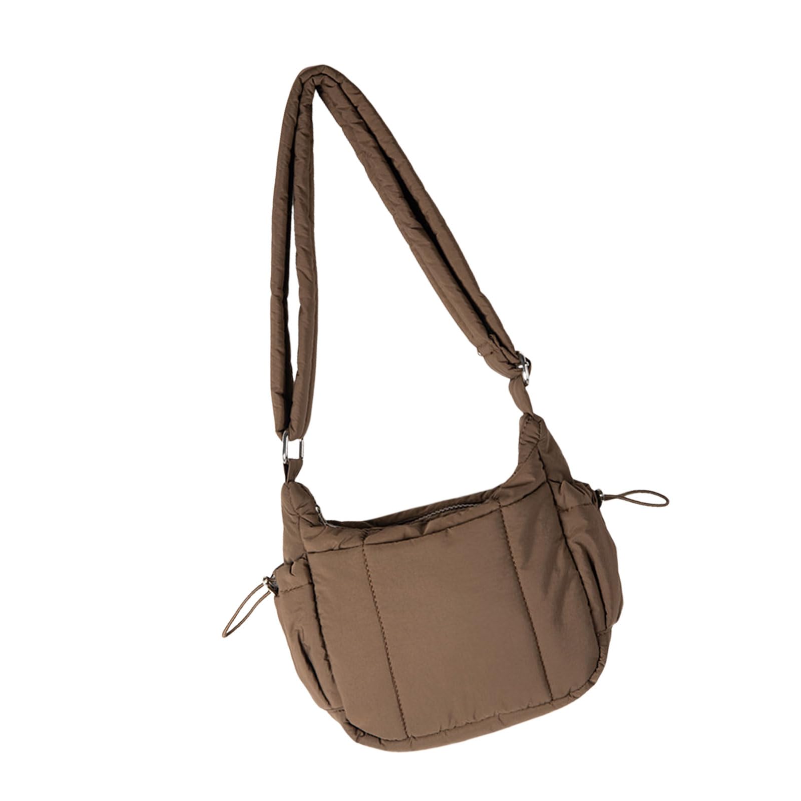 Bolso de hombro acolchado para mujer, hombro con amplio
