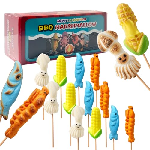 Campfire Marshmallows for Smores Assorted Shaped 16 count, 0.7oz Each