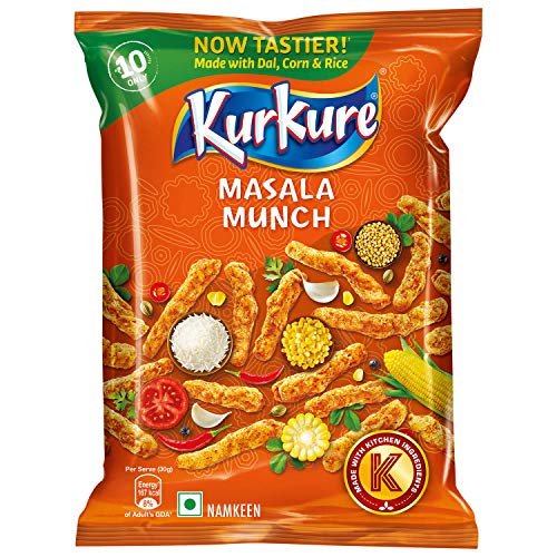 Kurkure Namkeen Masala Munch, 50g [Pack of 15]