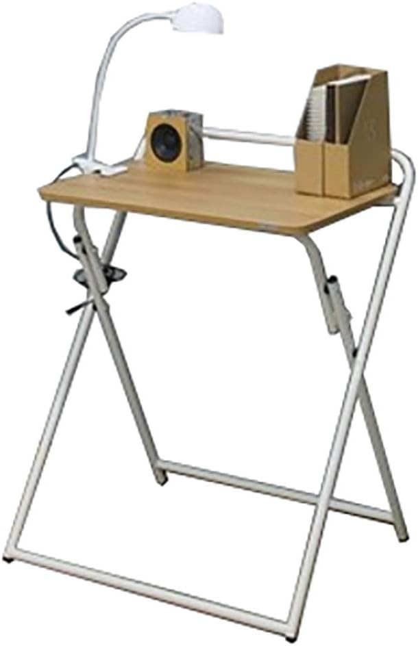 Folding Table, Portable Office Desk，Computer Desk， Home Dining Table，Desk, Learning Table, for Outdoor Stall (Color : A, Size : 60 x 40 cm)