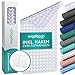 Engelbach&reg; Badewannenmatte rutschfest Inkl. 2 Haken zum Trocknen 88x40cm - Antirutschmatte Badewanne 100% BPA-Frei - Badewanneneinlage schimmelresistent & maschinenwaschbar