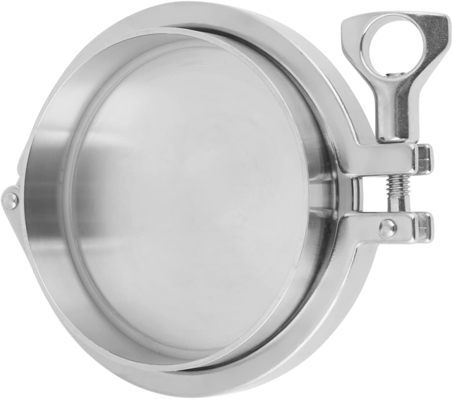 Heavy Duty Stainless Steel Tri Clamp 4 Inch Industrial Ferrule Clamp with Gasket for Pipe Fittings