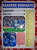 Rangers 1 Celtic 0-2018 Scottish Premiership - Souvenir Print