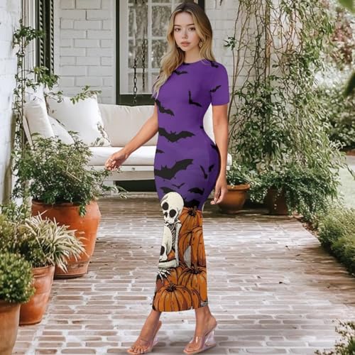 Image of Womens Short Sleeve Jamaican Flag Midi Bodycon Dress