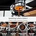 WhaleSiper 51mm Bottomless Portafilter & Puck Screen, 3-Ear Stainless Head, Compatible with CASABREWS CM5418, 3700Essential, 3700Gense Espresso Machines, Includes 304 Stainless Steel Filter Basket