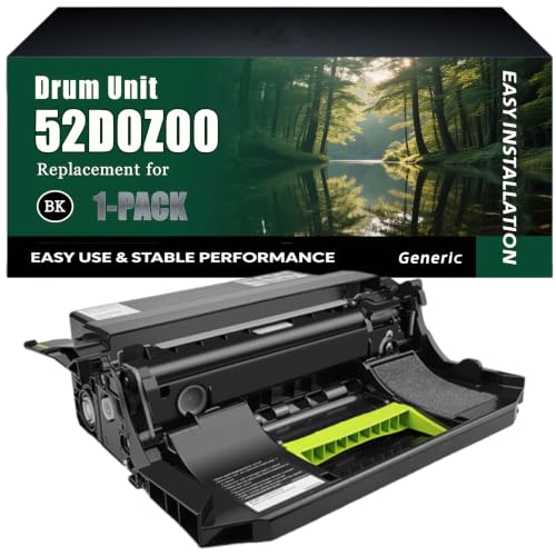 Image of KKETLCE 52D0Z00 Drum Unit Compatible for Lexmark (1BK)
