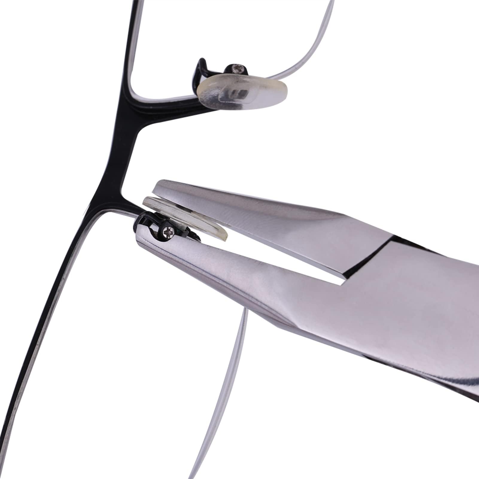Pince à Plaquettes de Nez Outils de Réglage de Lunettes en Acier Inoxydable Outil de Réparation de Lunettes en Acier Pince de Réglage de Lunettes pour la Réparation de Lunettes et de Bijoux