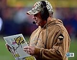 SEAN PAYTON SIGNED AUTOGRAPHED 8x10 PHOTO DENVER BRONCOS HEAD COACH BECKETT BAS