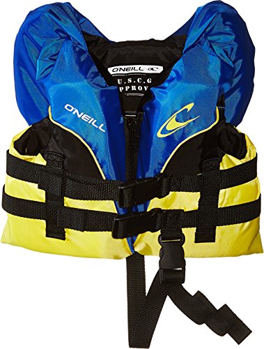 O’Neill Infant Superlite USCG Approved Life Vest – Lightweight Infant Life Jacket for Boating, Wakeboarding, Waterskiing & Your Favorite Water Activities, Pacific/Yellow/Black:Yellow, 1sz