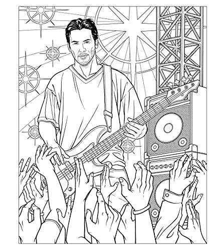 Crush and Color: Keanu Reeves: Colorful Fantasies with a Mysterious Hero (Crush + Color)