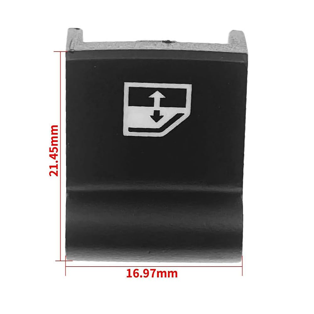 Pulsante Interruttore Controllo Finestrini Auto Pulsanti Sollevavetro Compatibile con Alzaventro Alfa Romeo 159 Brera 500X+SIMBOLO