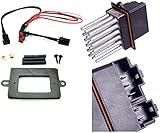 APDTY 5179985AA & 68052436AA Blower Motor Resistor Power Module & Wiring Harness Upgrade Kit For 1999-2004 Jeep Grand Cherokee w/ATC (Automatic Temperature Control)