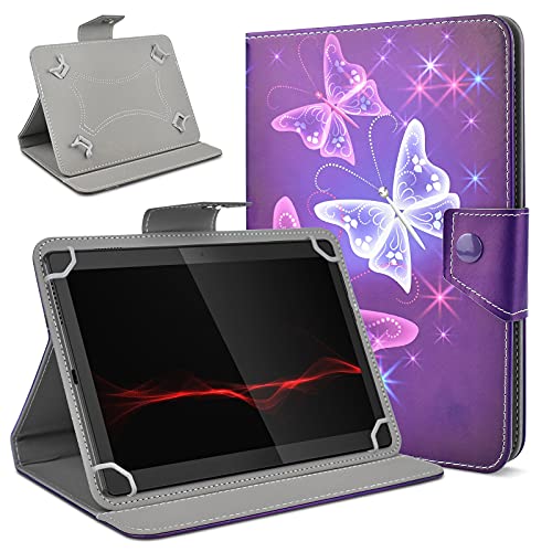 Detuosi Universal 7.0 Inch Tablet Case, 7 Inch Tablet Cover, Travel Portable Protective Folio Pu Leather Stand Shell Case【With 4 Fixed Rings】For All Kinds Of 7.0-7.9 Inch Android/Ios/Windows Tablet #6 #TOP1