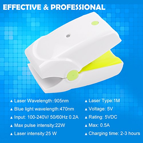 Nail Cleaning Laser Device Professional Safe, Quick and Painless Nail Fungus Treatment For Toe And Finger Nails To Use At-Home No Side Effects