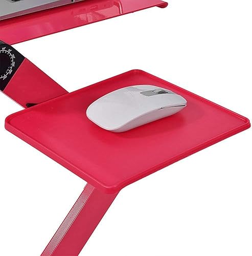 Miniatura 3 de Soporte portátil para laptop, soporte plegable ajustable de 360 grados para computadora, tableta, portátil, soporte de escritorio con bandeja para