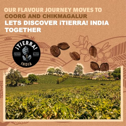 Image of Lavazza Tierra India | Arabica Whole Roasted Bean | Traditional Drum Roasting | 1Kg Pack (Pack of 3)