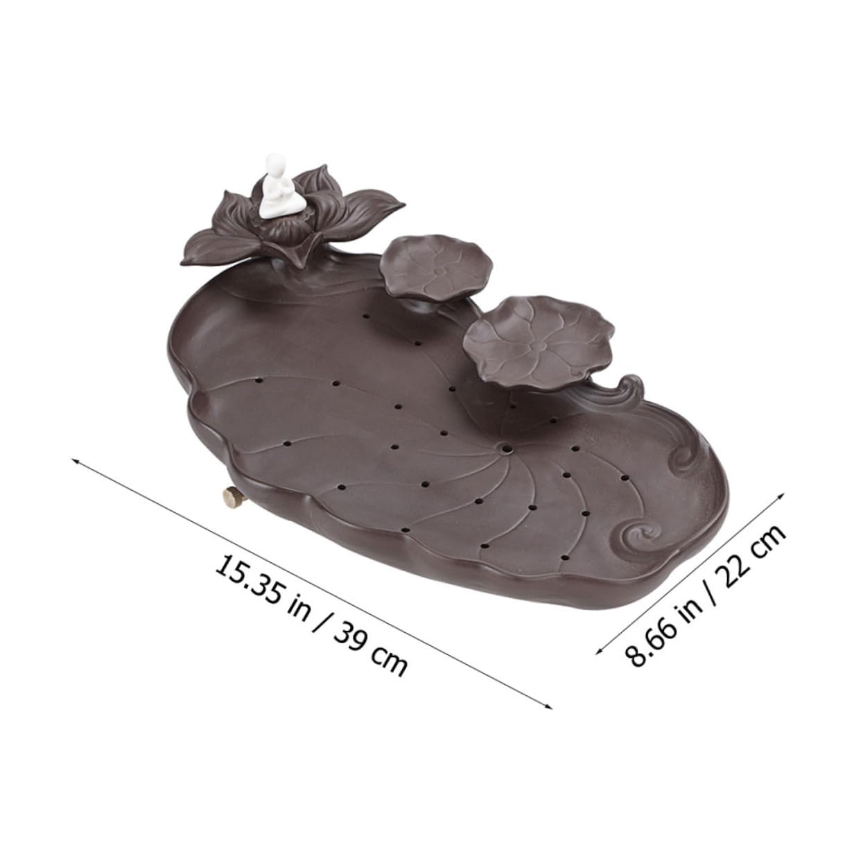 KOCKSHION 1pc Water Storage Tea Serving Tray Creative Design for Use for Tea Set and Teacup Display