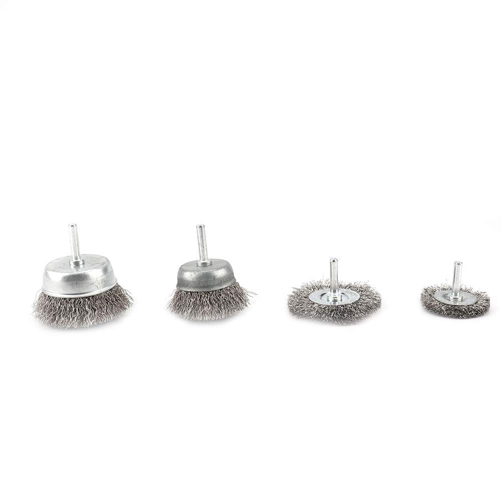 8 Pcs Wire Wheel Brush Set For Drill,Stainless Steel Wire Cup - View #14