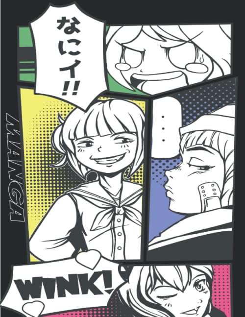 Manga Comic Blank Manga Comic Book Variety of One Sided Templates So No See Through Panels (Gift For Manga Anime Fans)