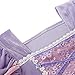 Girls Princess Rapunzel Dress Costume Halloween Party Fairy Tale Cosplay Fancy Dress Up Long Gown for Kids 3-4 Years