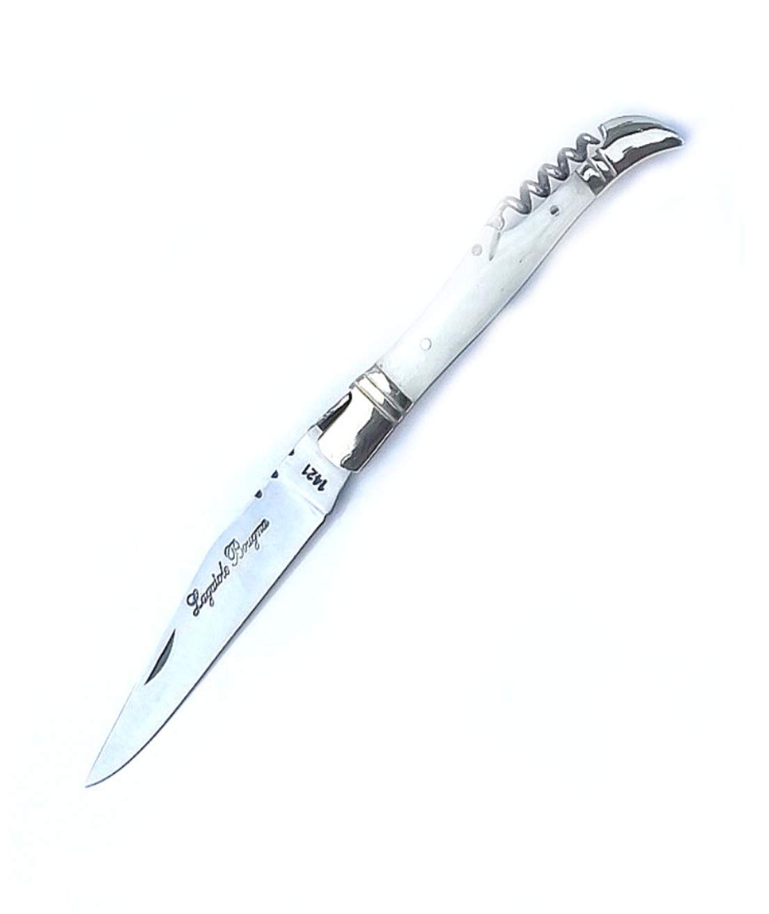 Laguiole Artisan 5170 os blanc : oubliez les couteaux fragiles avec ce manche en os de bœuf