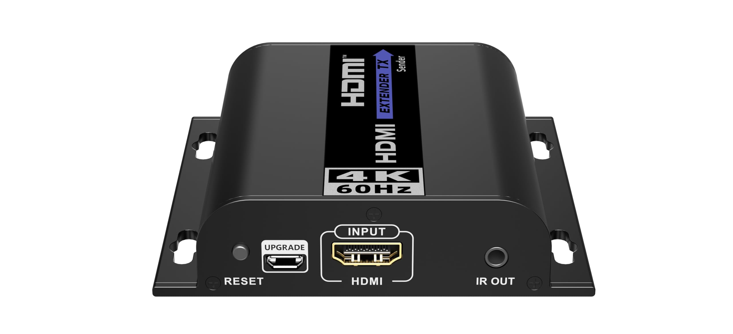 PremiumCord Extensor HDMI 4K hasta 120 m vía LAN, Over IP, Cat5/5E/6, UHD 4K 2160p 60Hz, Full HD 1080p, 4:4:4, HDMI 2.0, HDCP 2.2, Carcasa Robusta de Aluminio