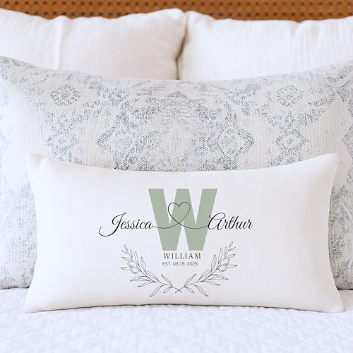 Almohada de terciopelo 12x20 pulgadas personalizada miniatura 6