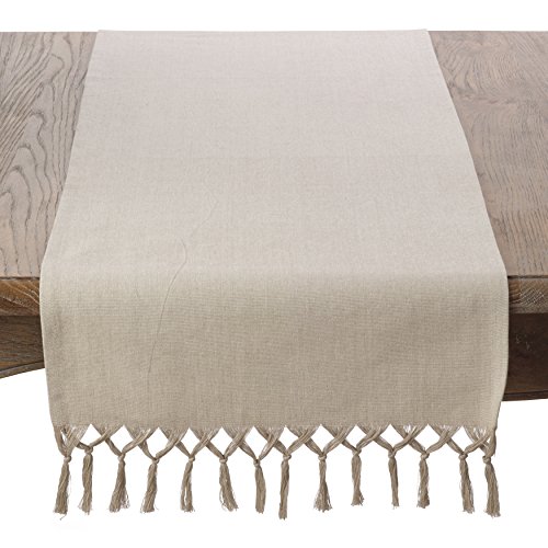 Knotted Tassel Table Runner