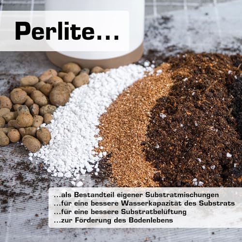 GREEN24 Perlite Pro 2 L zur Boden- Substratverbesserung, Bodenbelüftung, Perlit Wasserspeicherung, Bewurzelung oder Anzucht (2 Liter)
