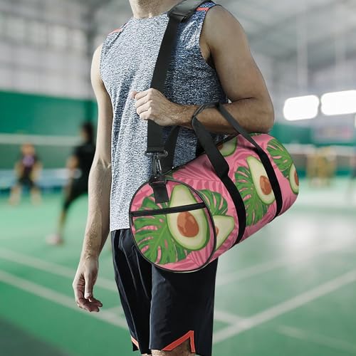 Sac de voyage avocat rose vert idéal pour vos weekends de camping - 7