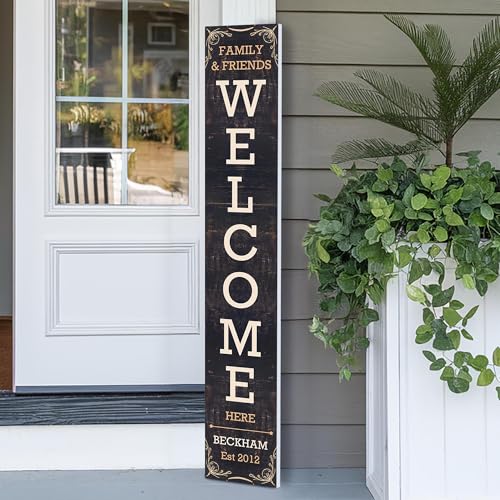 Personalized Welcome Sign for Front Door, Custom Welcome Sign for