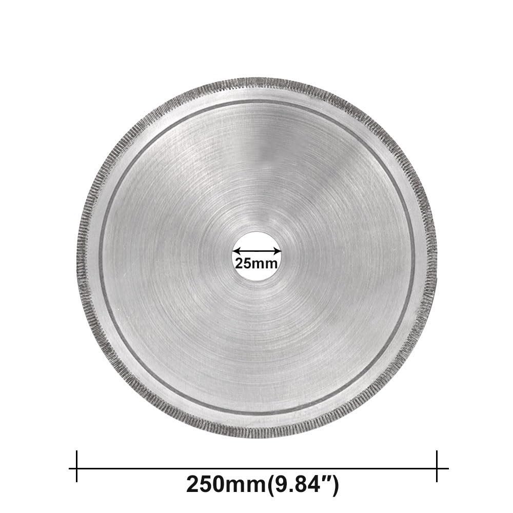 Diamentowe brzeszczoty do pił, 150-350 mm, tarcze tnące do piły lamówkowej obróbki szkła kryształowego jadeitu(250x25x1mm)
