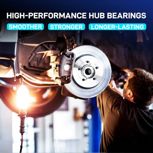 Image of BDELI 513273 2X Front Wheel Hub Bearing for 2008-2016 Chrysler Town Country