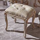 antiker klavierhocker gebraucht Holzkonstruktion für Haltbarkeit: Der Hocker besteht aus massivem Gummiholz. Die schön geformten Beine erhöhen die Stabilität im Vergleich zu den super geraden Beinen.