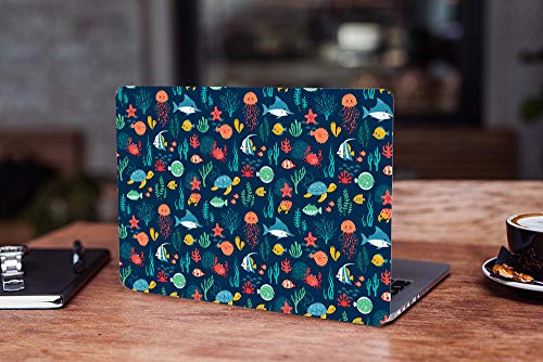 Image of GalaxsiaTM Turtle Fish Pattern Vinyl Laptop Skin /Sticker /Cover /Decal Compatible for Any 15.6 Inches Laptop (Hp /Dell /Sony /Acer /Lenovo /Asus. Etc) Or Notebook.