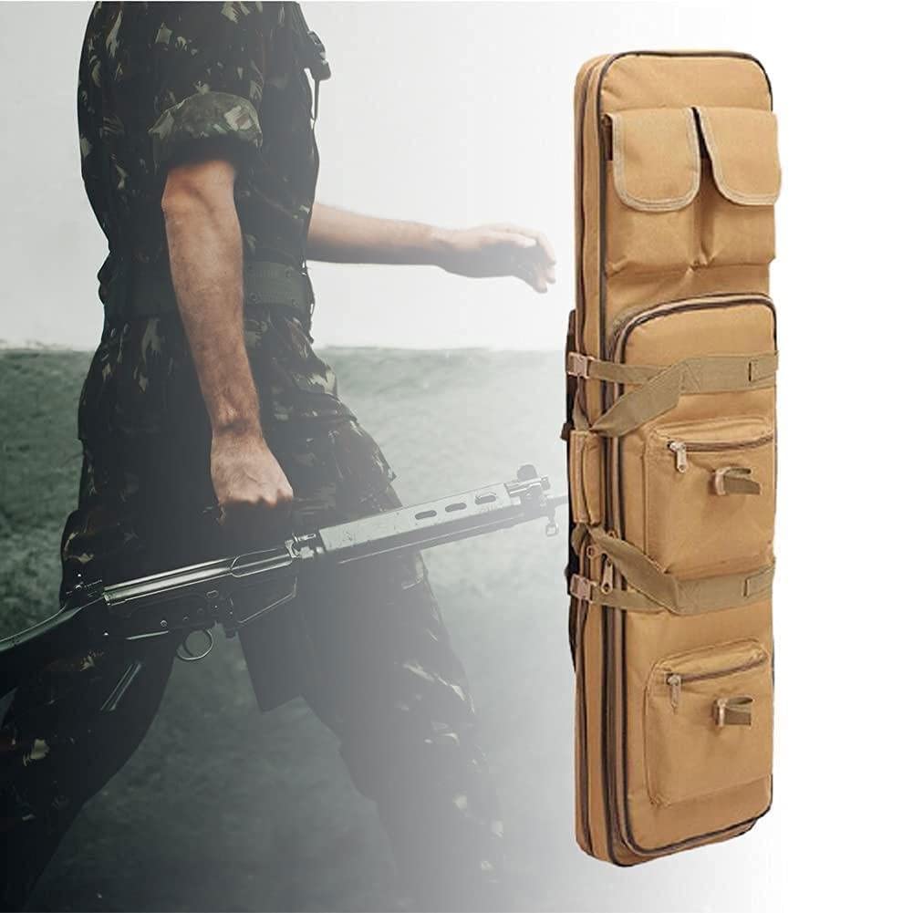 Bolsa para Escopeta, Estuche Blando para Rifle con Correa Ajustable para el Hombro Estuches Dobles para Rifle Largo, se Adapta a la mayoría de Las escopetas, Mochila para Rifle de