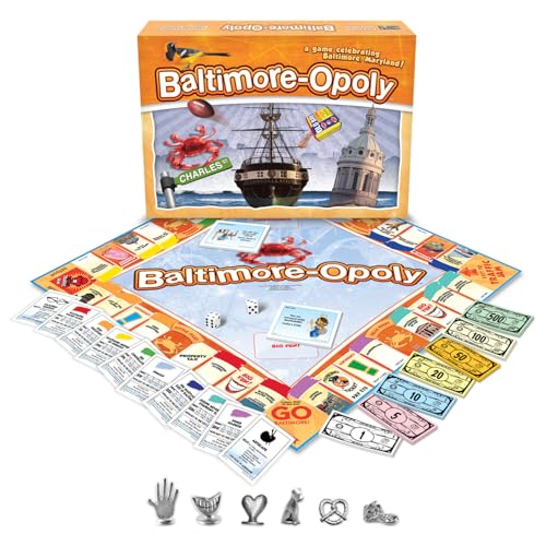 Late for The Sky Baltimore-Opoly City Board Game – Family