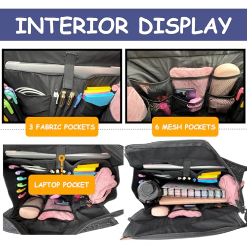 NGIL Utility Water Resistant Zippered Lined Tote Bag,Multi Pocket Organizer, Work Tote Bags for Women, Nurse Tote,Nurse Gift4