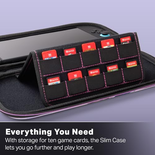 Image of PowerA Slim Case for Nintendo Switch 2 - Metroid Prime 4: Beyond, Officially Licensed, Protective Case, Holds 10 Game Cards, Padded Screen Protector, Built-in Play Stand