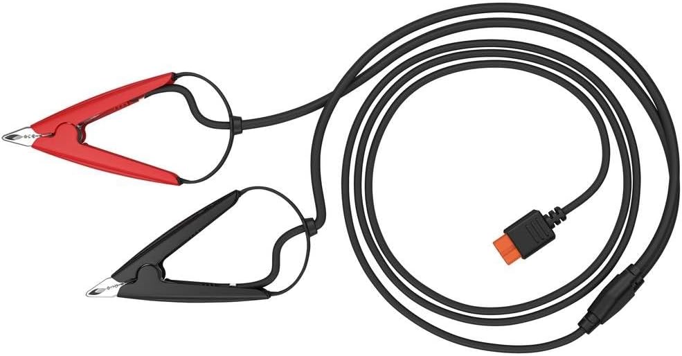 CTEK CS Free USB-C Charge Cable Clamps 40-465 - for use with The CS Free Portable Battery Charger Maintainer, Black