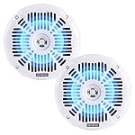 Audiosavings-Bundle-Pair-Memphis-Audio-MXA602SLW-65-LED-Speakers-for-RZRATVUTV-Bundled-with-Rockville-HTS45-800w-51-Channel-Bluetooth-Home-Theater-Audio-SystemSubwoofer-2-Items