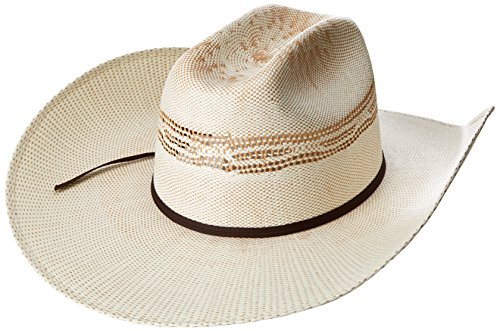 M&F Western Products TWISTER Men's 2-Tone Tan Bangora Maverick Cowboy Hat, Natural/tan, 7 5/8 - Thumbnail 2