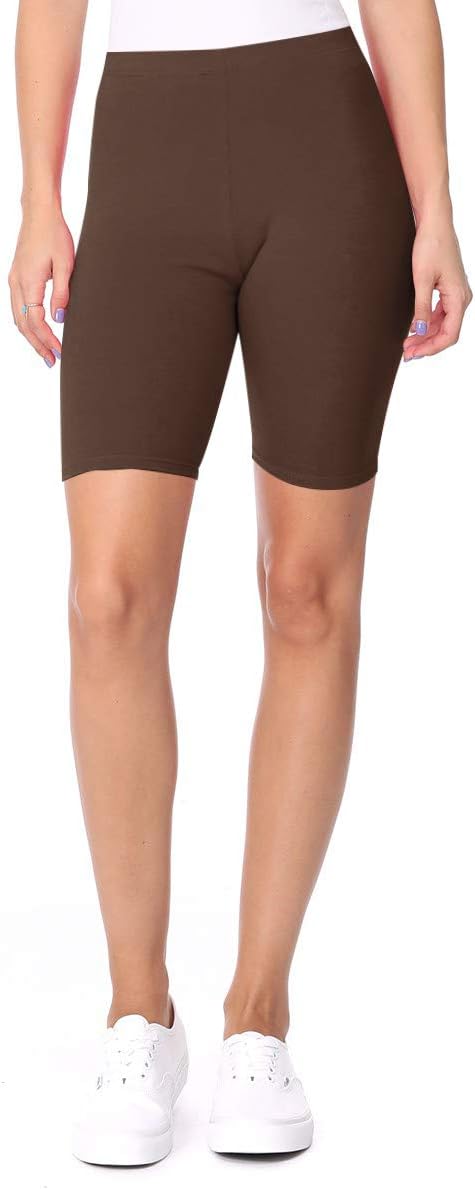 FashionJOA Women's Activewear Workout Cycling Yoga Running Biker Shorts